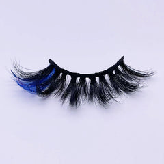 GLITTER MINK HAIR EYELASH WITH WISPY CLUSTERS 25MM 45A-3CS