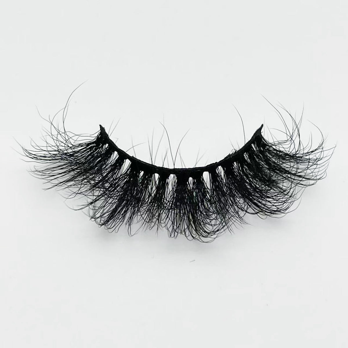 LUXURY FAUX MINK HAIR EYELASH WITH WISPY CLUSTERS 25MM B753C-25F