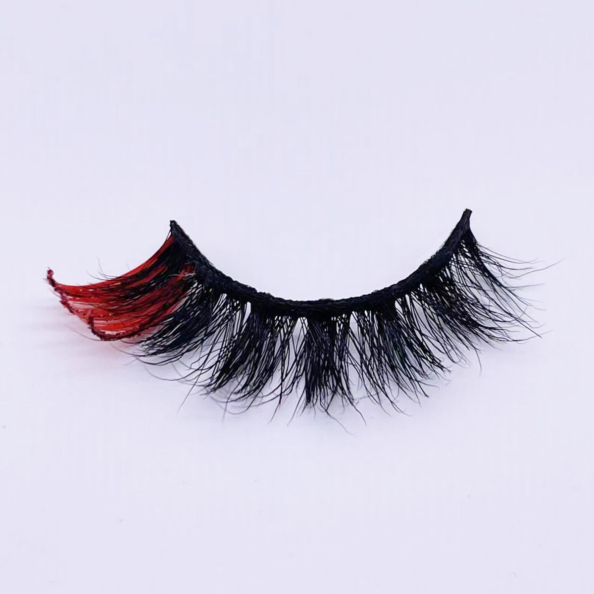 GLITTER MINK HAIR EYELASH WITH WISPY CLUSTERS 15MM M567-13CS