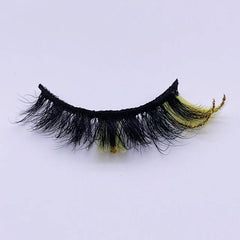 GLITTER MINK HAIR EYELASH WITH WISPY CLUSTERS 15MM M567-12CS