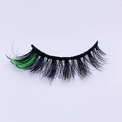 GLITTER MINK HAIR EYELASH WITH WISPY CLUSTERS 15MM M584-14C