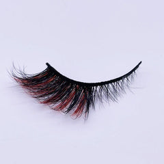 CAT EYE COLORED LUXURY MINK HAIR EYELASH M160-R