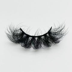 LUXURY FAUX MINK HAIR EYELASH WITH WISPY CLUSTERS 25MM B632A-25F