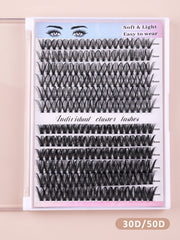 DIY-SET 30D/50D SEGEMENTED EYELASHES Individual Cluster Lashes