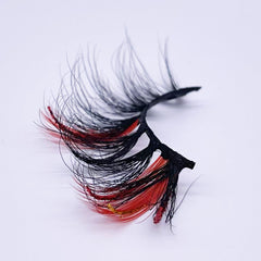 GLITTER MINK HAIR EYELASH WITH WISPY CLUSTERS 25MM 8A-132CS