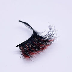 CAT EYE COLORED LUXURY MINK HAIR EYELASH M160-R