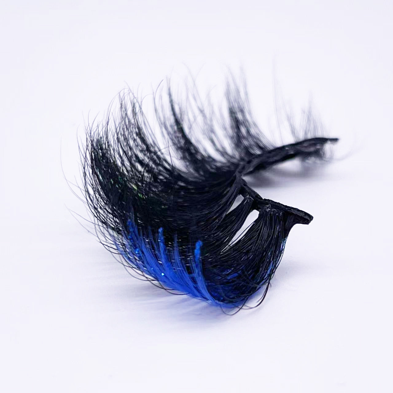 GLITTER MINK HAIR EYELASH WITH WISPY CLUSTERS 25MM 70A-103CS