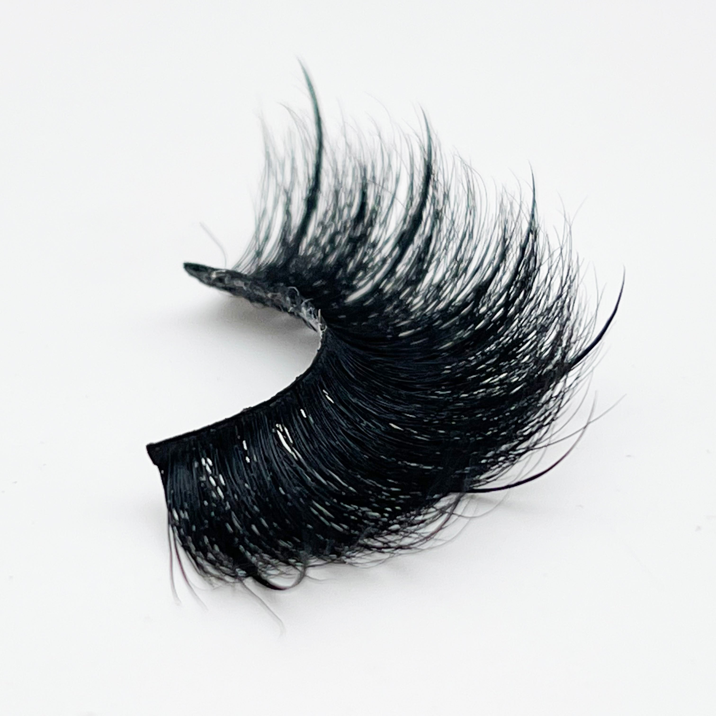 3D MINK HAIR Eyelashes Wispy Spiked Mega 3D-804AN