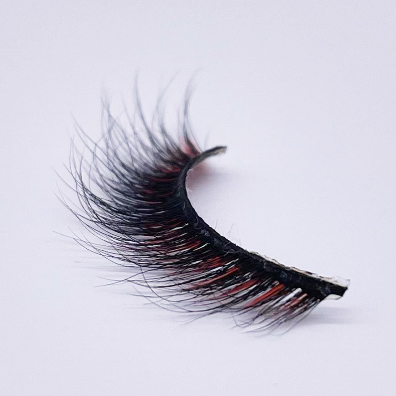 CAT EYE COLORED LUXURY MINK HAIR EYELASH M289-R