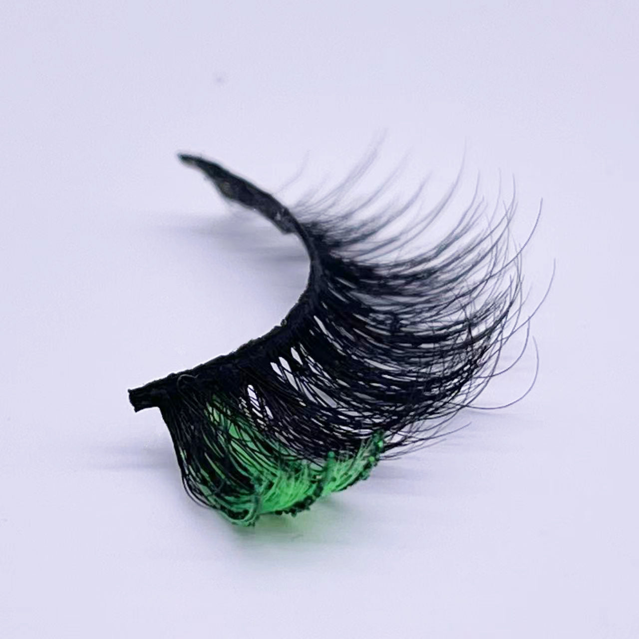 GLITTER MINK HAIR EYELASH WITH WISPY CLUSTERS 15MM M584-14C