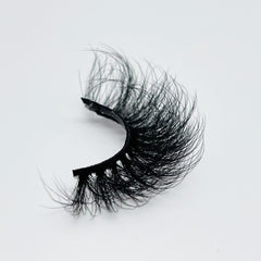 LUXURY FAUX MINK HAIR EYELASH WITH WISPY CLUSTERS 25MM B697A-25F