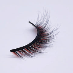 CAT EYE COLORED LUXURY MINK HAIR EYELASH M289-R