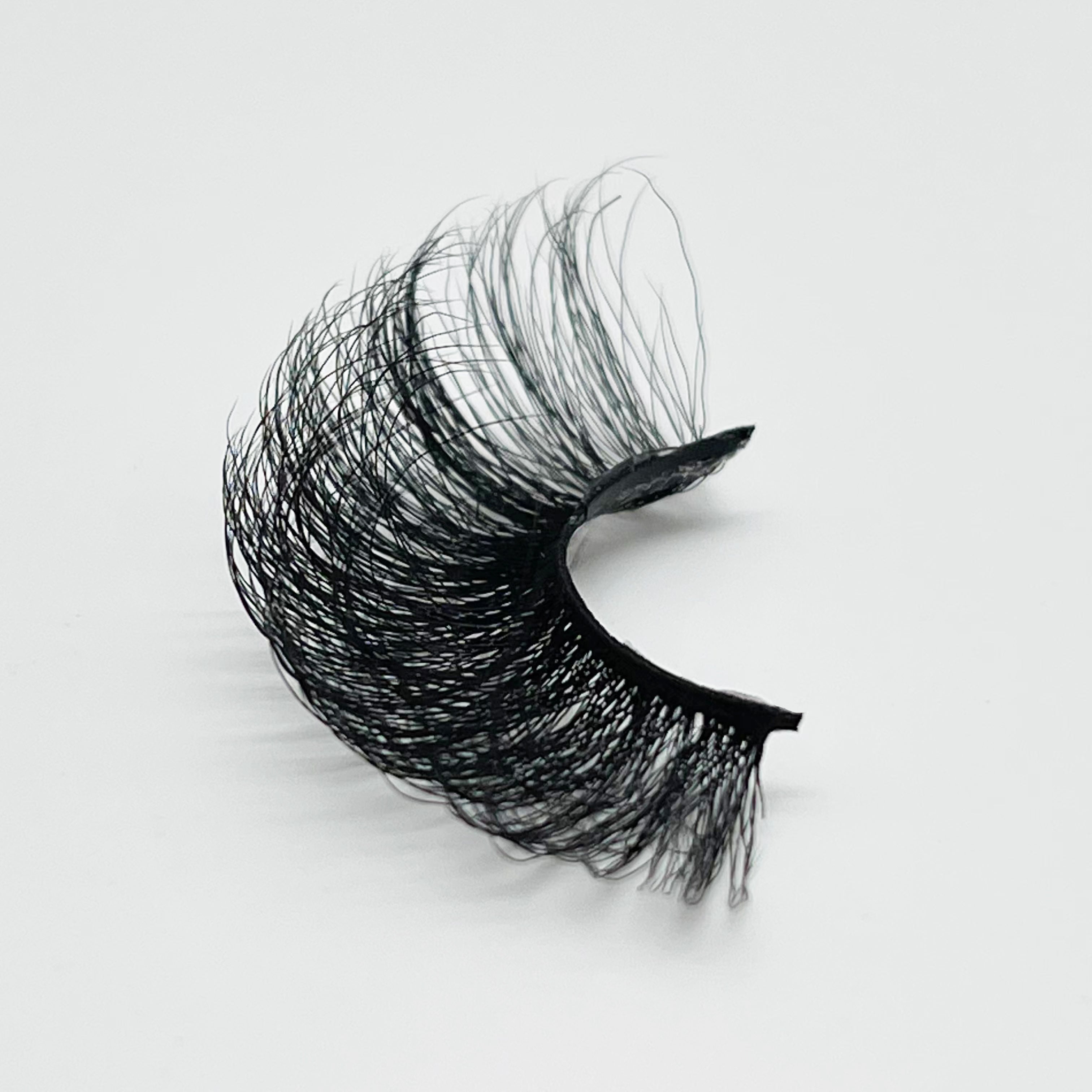 LUXURY FAUX MINK HAIR EYELASH WITH WISPY CLUSTERS 25MM B41X-25F