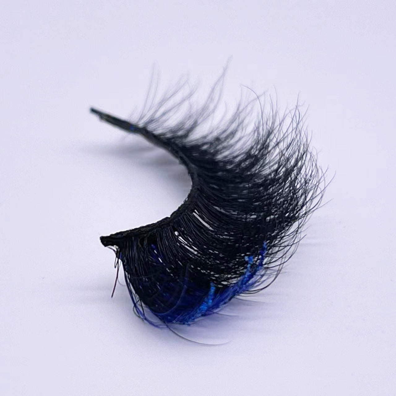 GLITTER MINK HAIR EYELASH WITH WISPY CLUSTERS 15MM M388-11CS