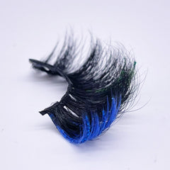 GLITTER MINK HAIR EYELASH WITH WISPY CLUSTERS 25MM 70A-103CS