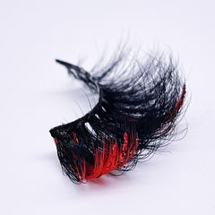 GLITTER MINK HAIR EYELASH WITH WISPY CLUSTERS 25MM 611A-132CS