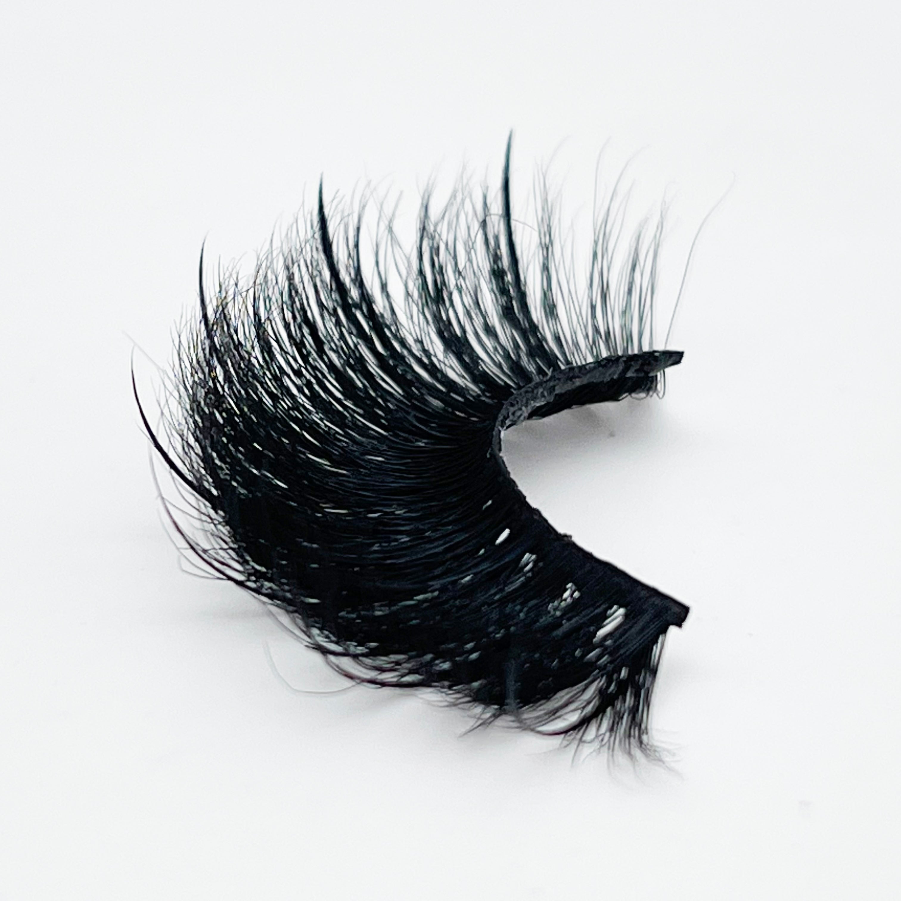 3D MINK HAIR Eyelashes Wispy Spiked Mega 3D-804AN