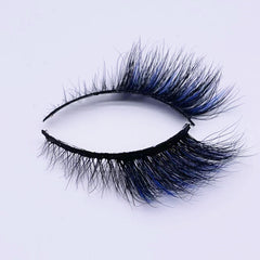 CAT EYE COLORED LUXURY MINK HAIR EYELASH M160-B