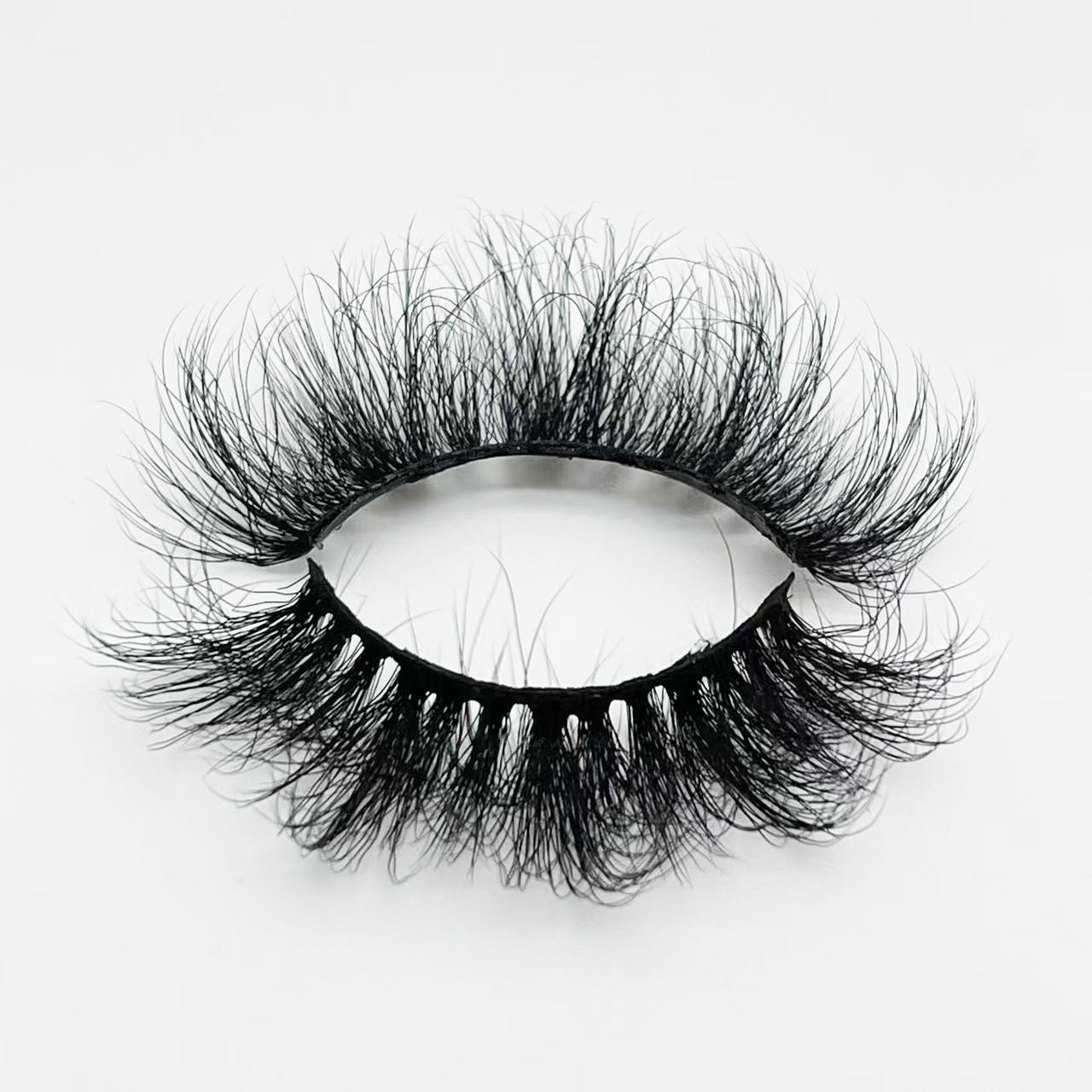 LUXURY FAUX MINK HAIR EYELASH WITH WISPY CLUSTERS 25MM B753C-25F