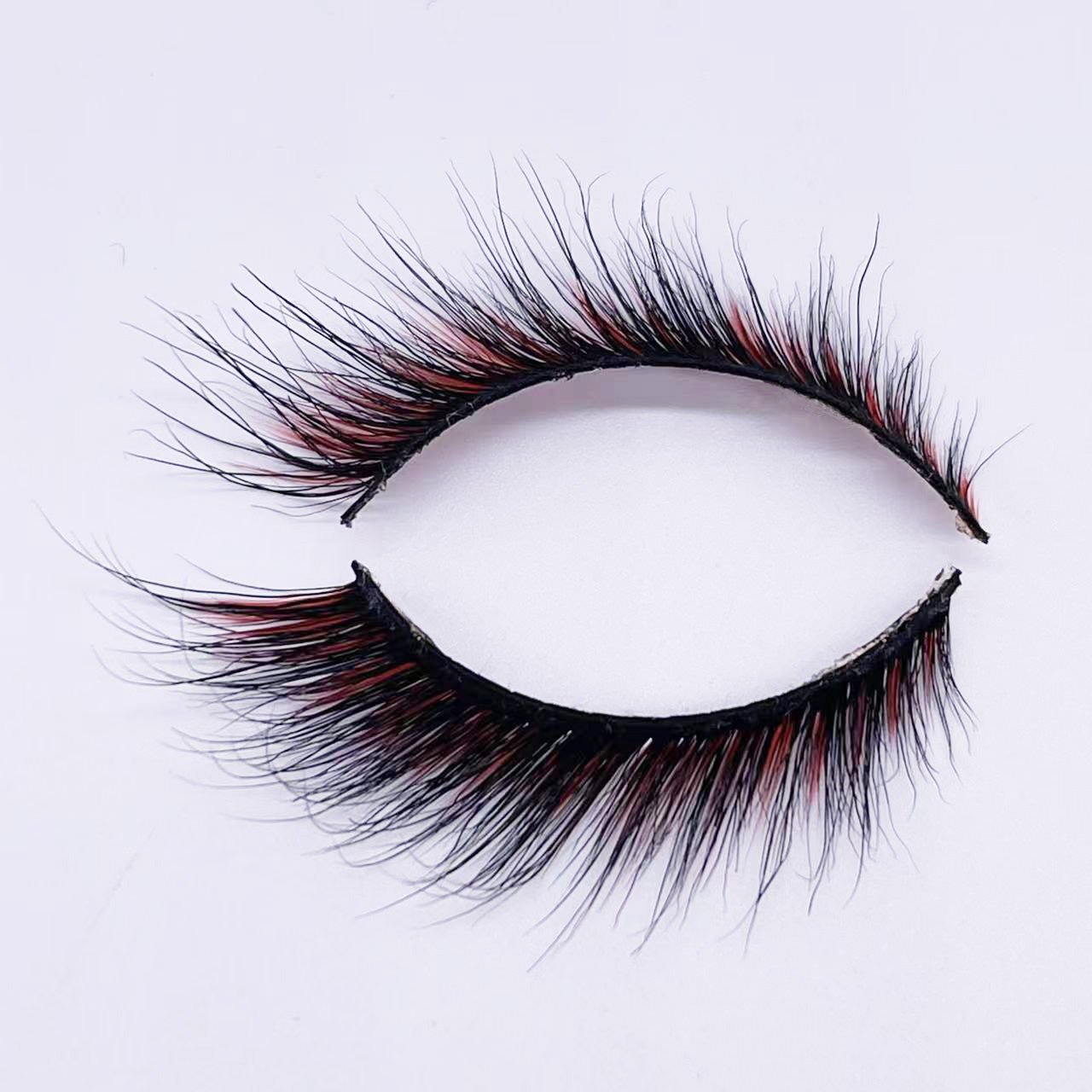 CAT EYE COLORED LUXURY MINK HAIR EYELASH M289-R