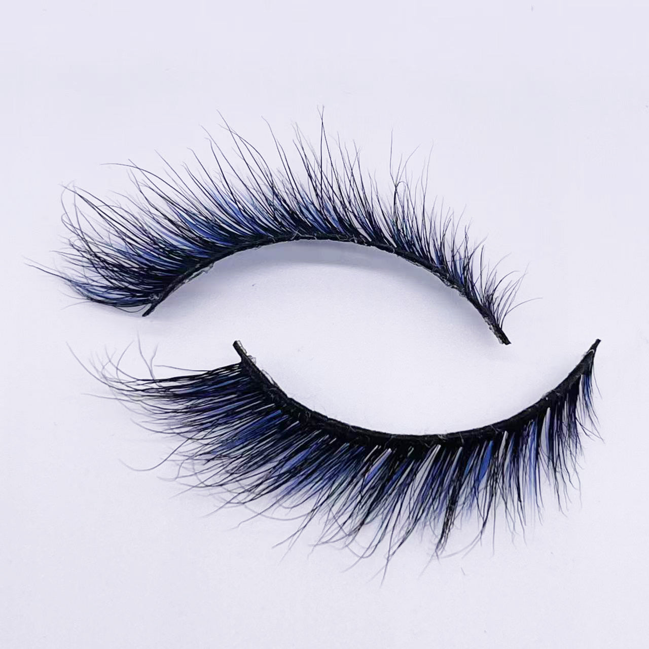 CAT EYE COLORED LUXURY MINK HAIR EYELASH M289-B