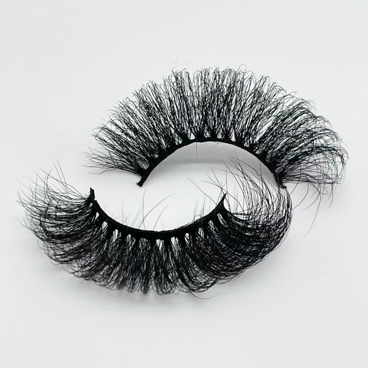 LUXURY FAUX MINK HAIR EYELASH WITH WISPY CLUSTERS 25MM B804A-25F