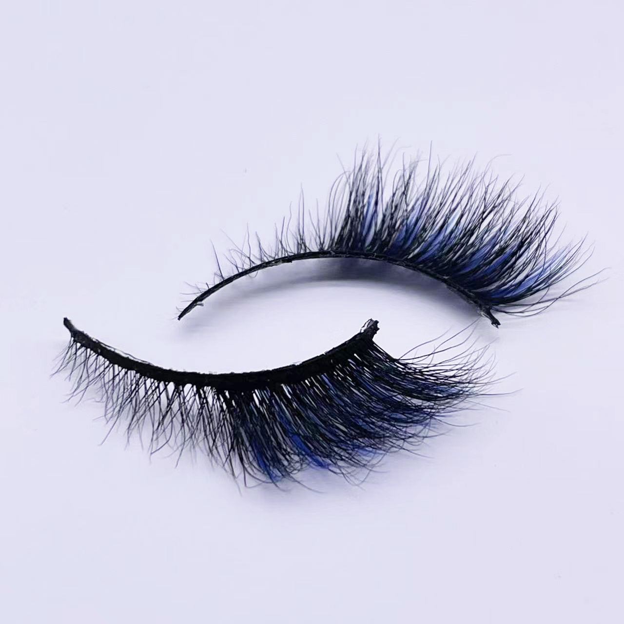 CAT EYE COLORED LUXURY MINK HAIR EYELASH M160-B