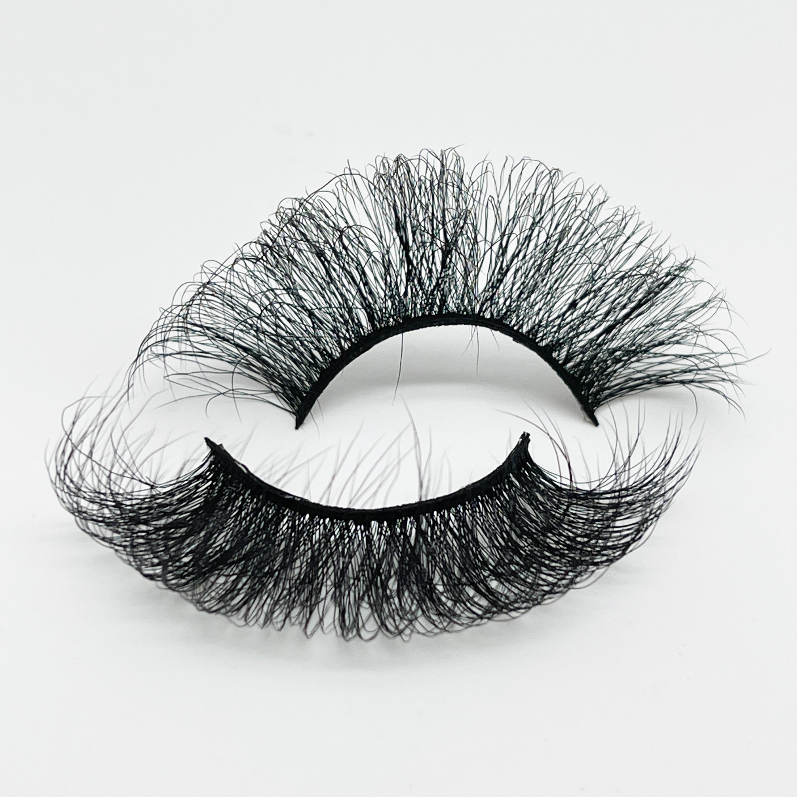 LUXURY FAUX MINK HAIR EYELASH WITH WISPY CLUSTERS 25MM B41X-25F