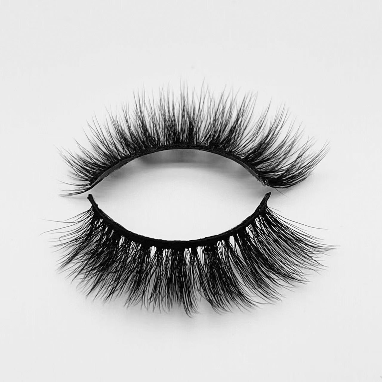 LUXURY FAUX MINK HAIR EYELASH NATURAL 15MM D591N