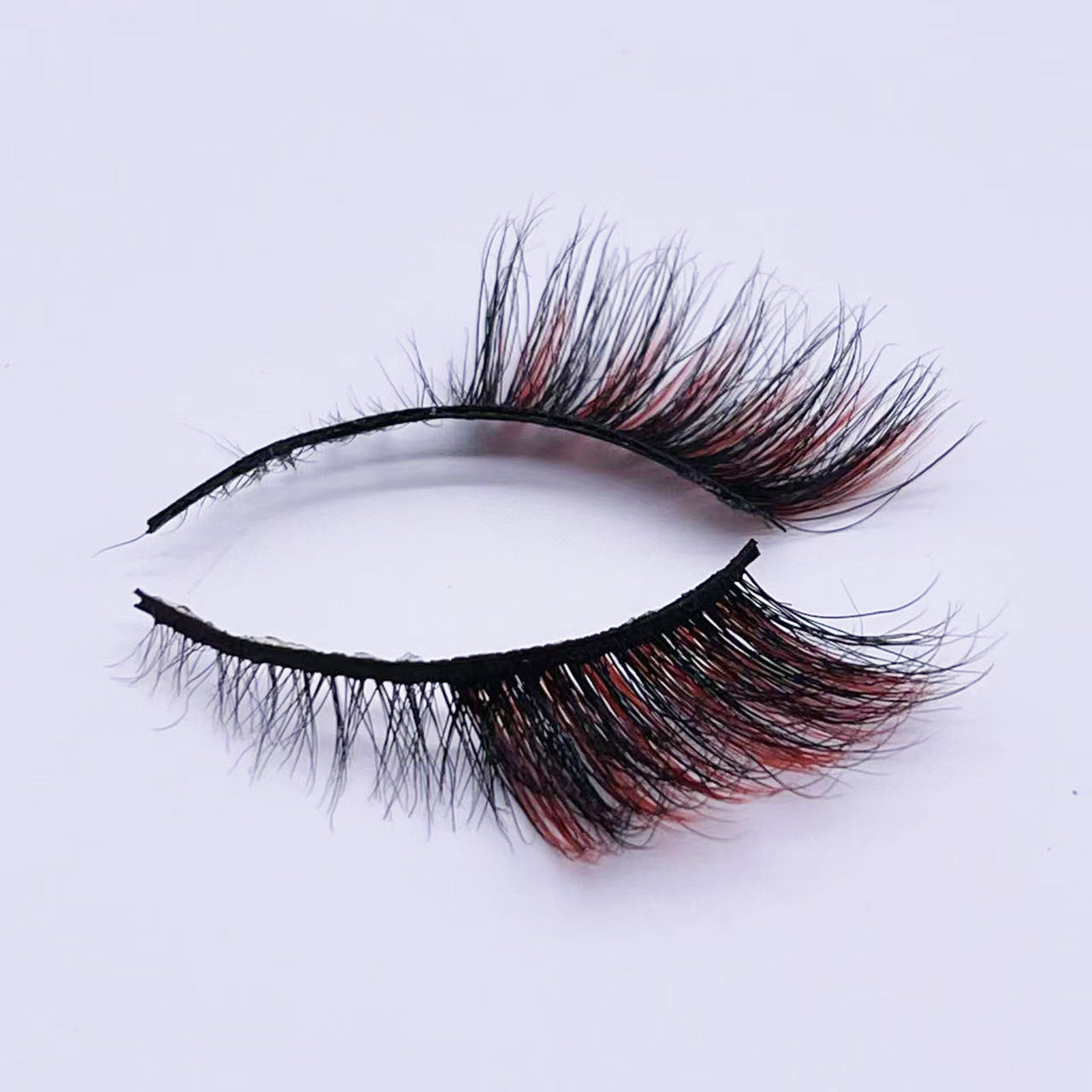 CAT EYE COLORED LUXURY MINK HAIR EYELASH M160-R