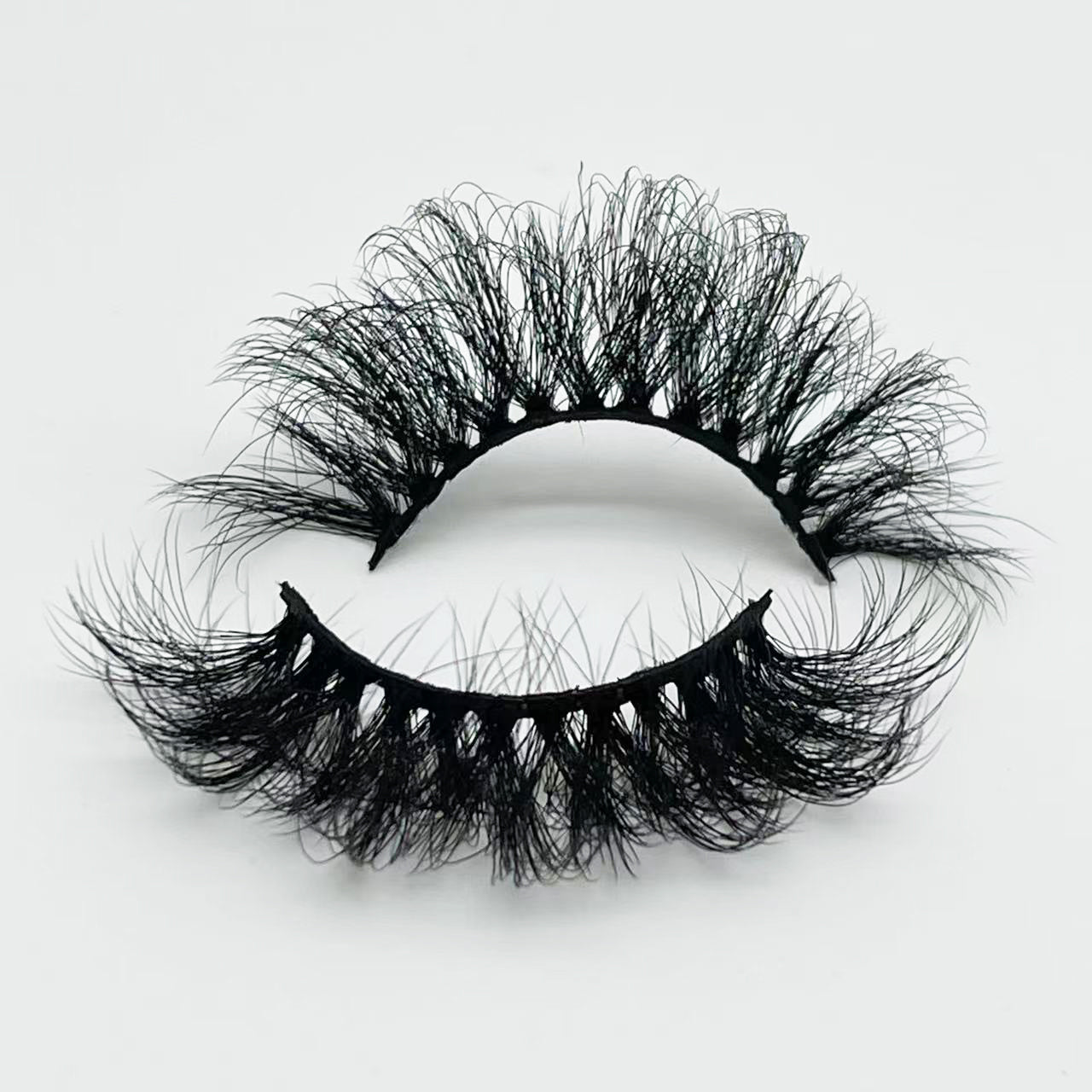 LUXURY FAUX MINK HAIR EYELASH WITH WISPY CLUSTERS 25MM B56A-25F