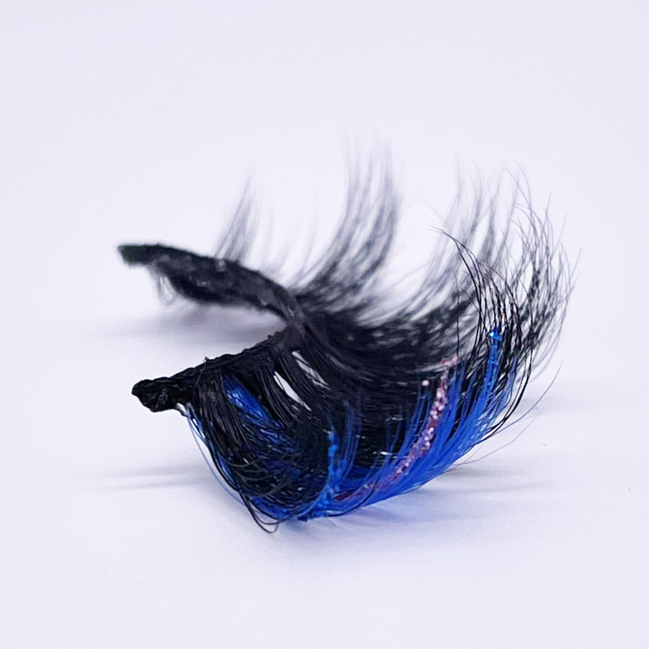 GLITTER MINK HAIR EYELASH WITH WISPY CLUSTERS 25MM 45A-3CS